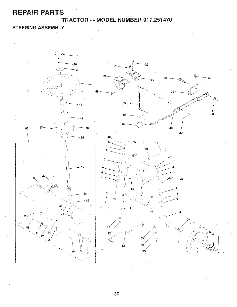 Dcda id da rtqk | Sears 917.25147 User Manual | Page 36 / 56