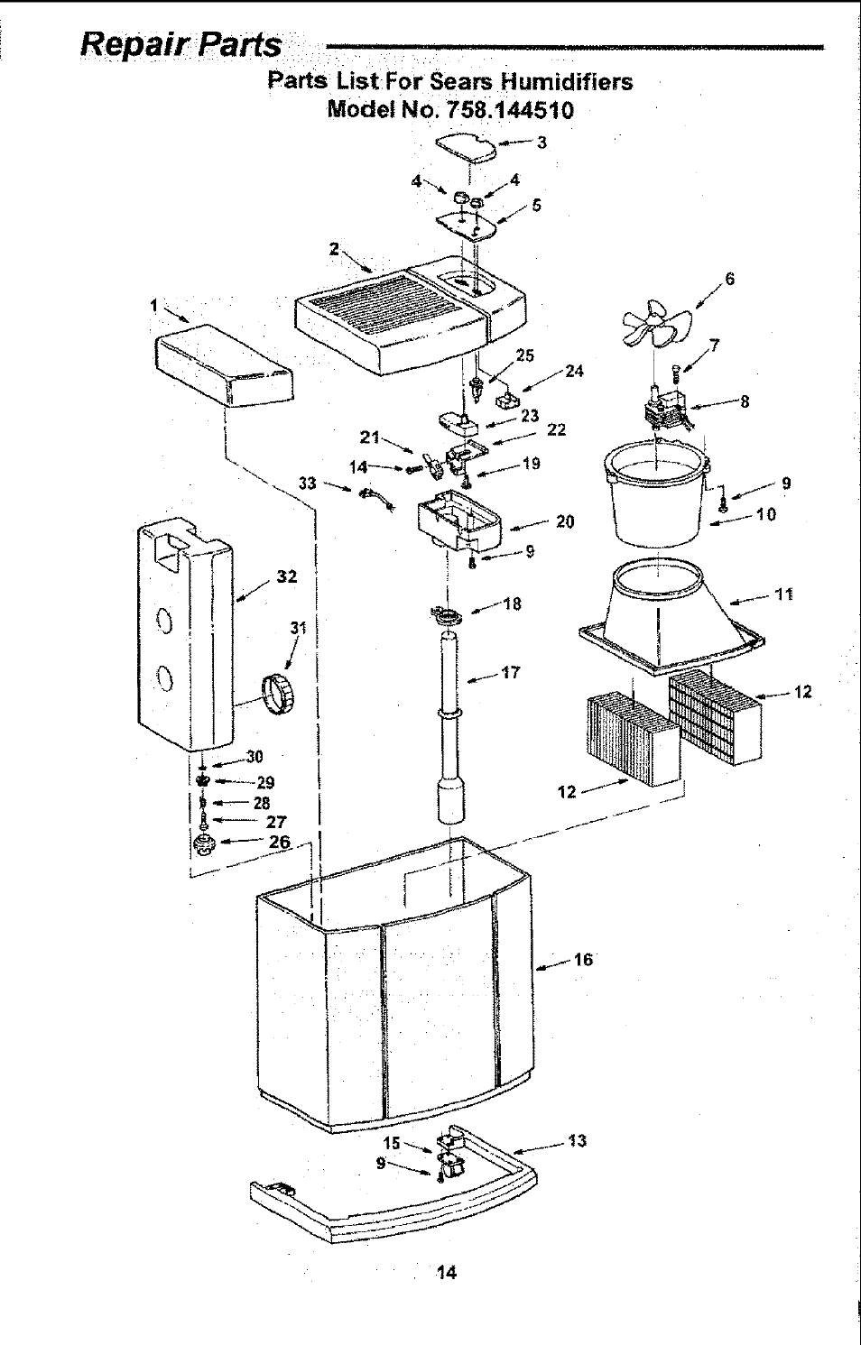 Sears 758.14451 User Manual | Page 14 / 16