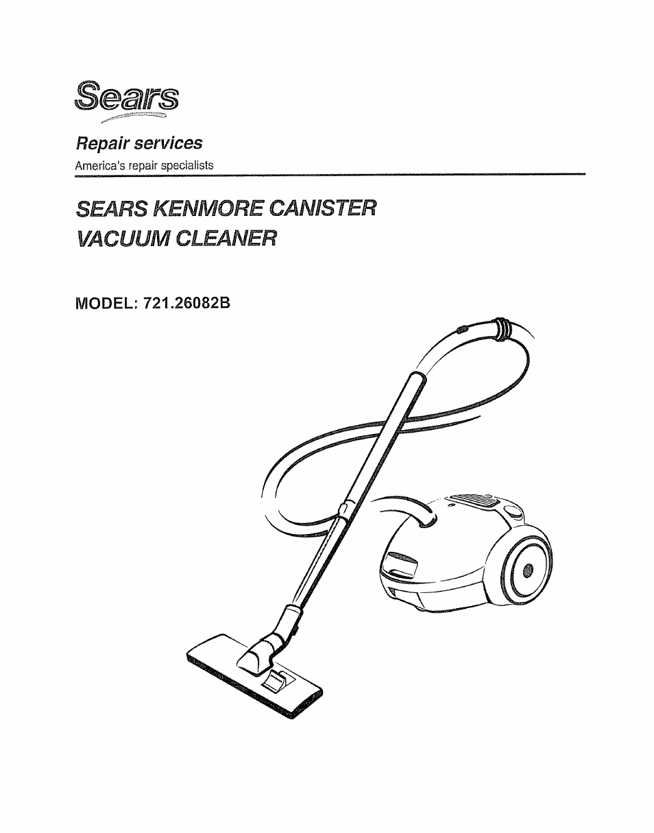 Sears 721.26082B User Manual | 16 pages