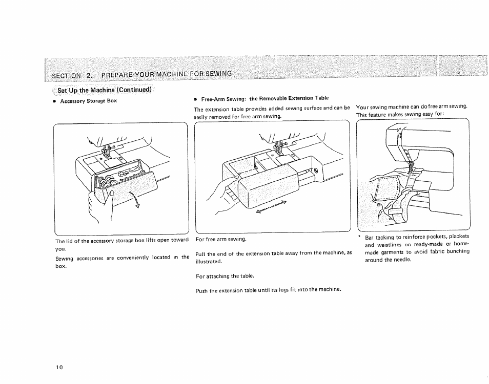 Set up the mach inf (continued) | Sears KENMORE 385.1915 User Manual | Page 12 / 108