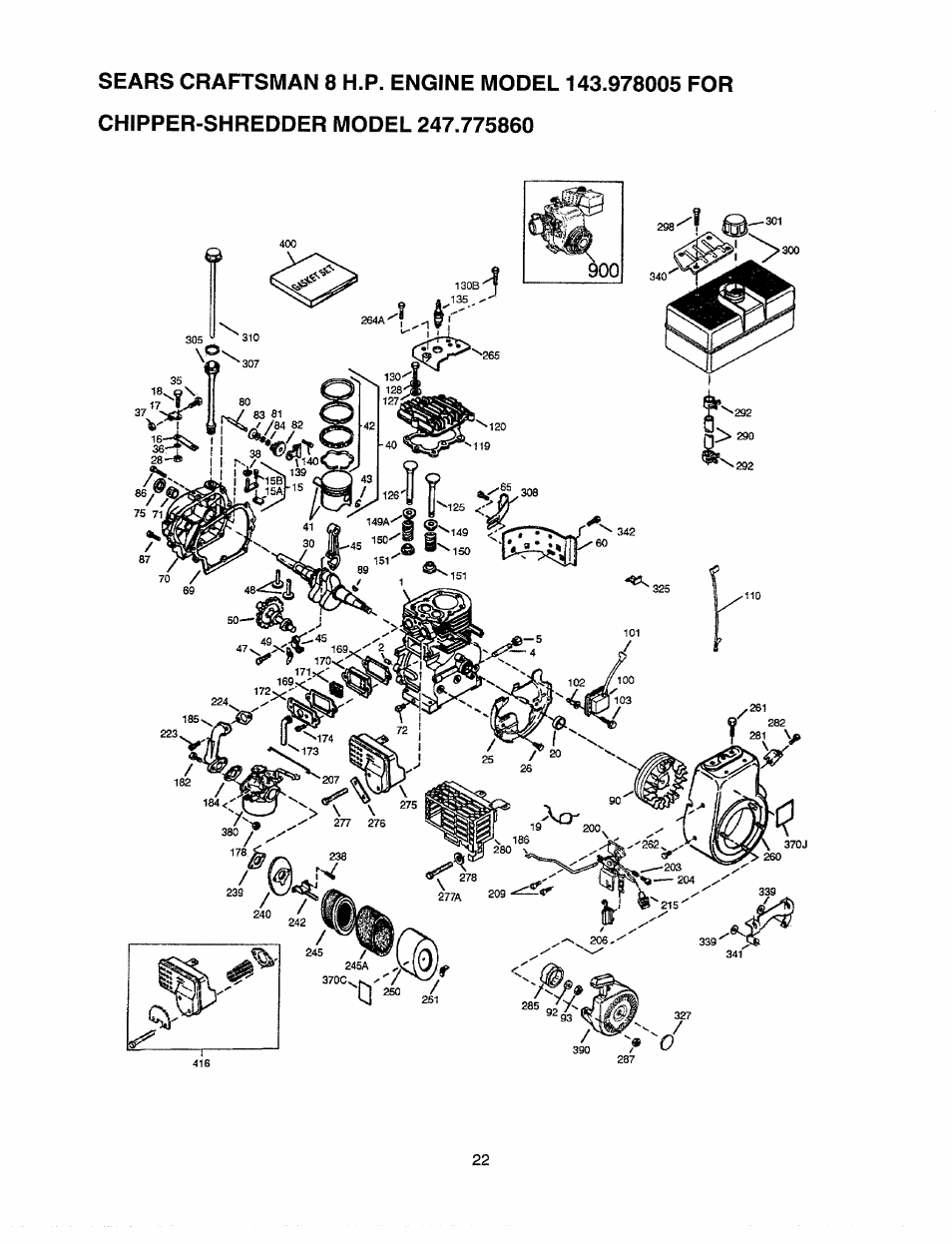 Sears Craftsman 247.77586 User Manual | Page 22 / 46