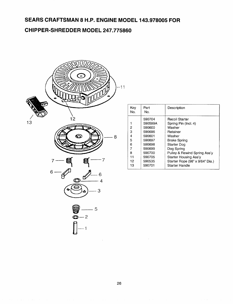 Sears Craftsman 247.77586 User Manual | Page 26 / 46