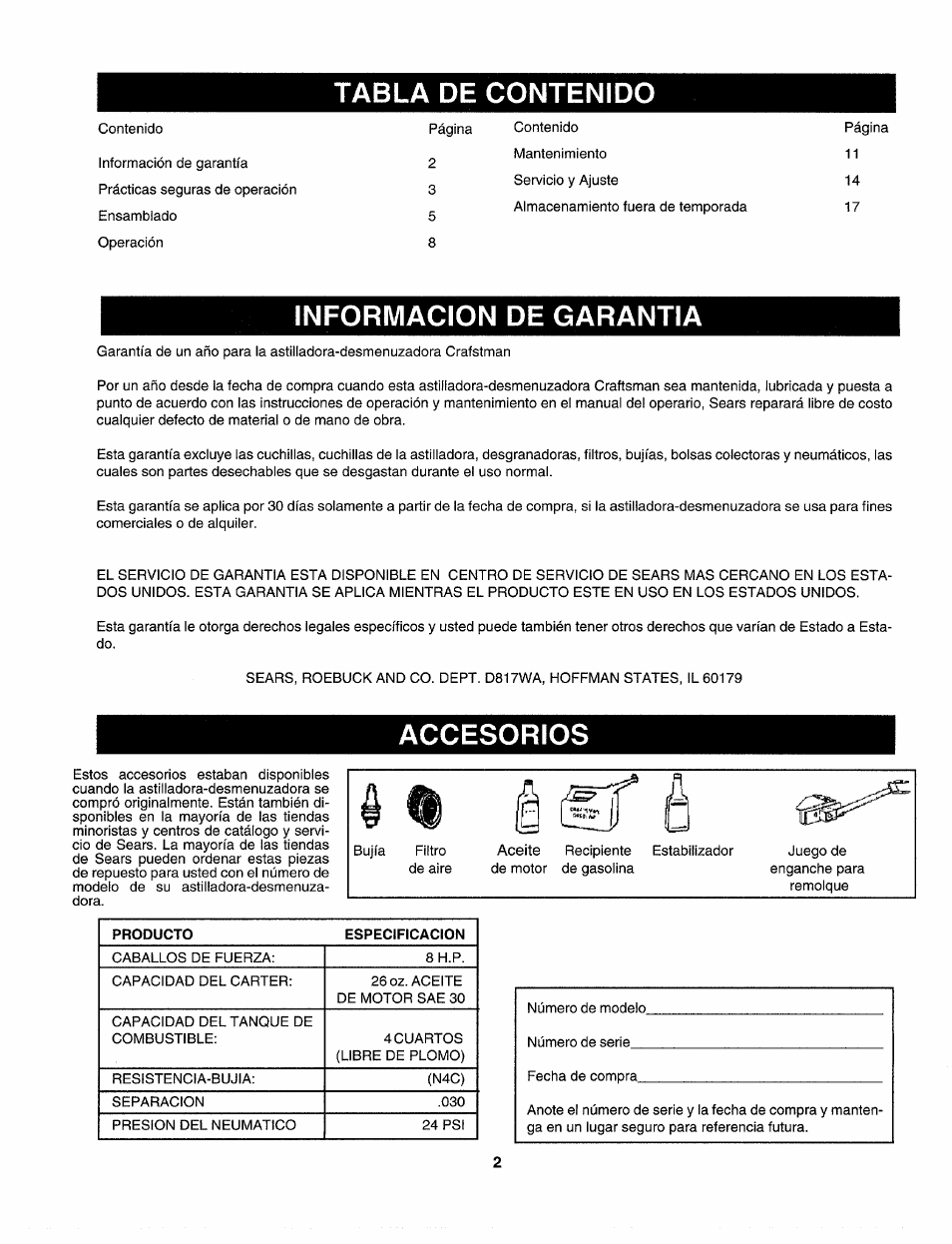 Sears Craftsman 247.77586 User Manual | Page 30 / 46