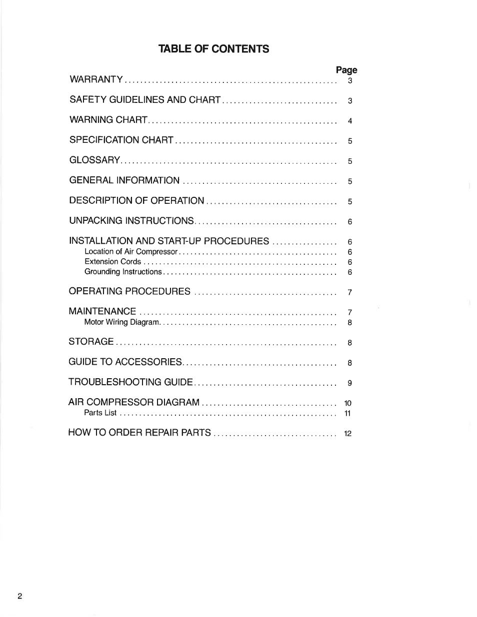 Sears Craftsman 919.150260 User Manual | Page 2 / 12