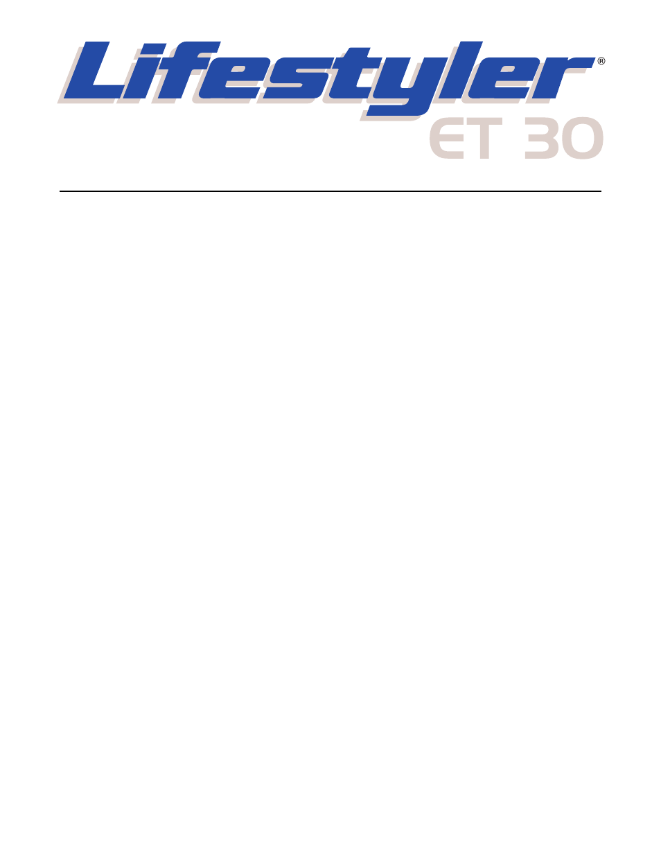Sears ET 30 User Manual | Page 2 / 16