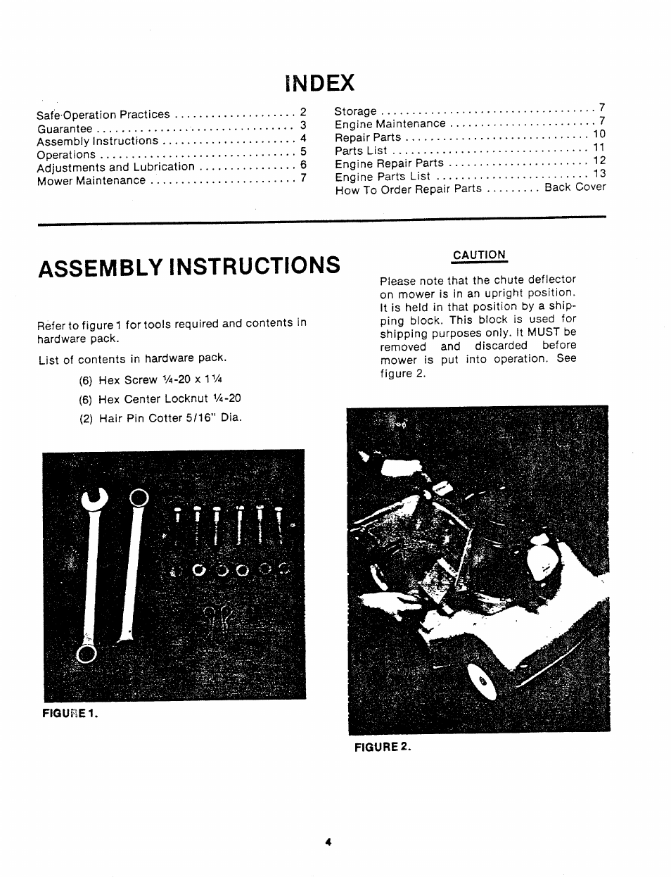 T iff i f, Assembly instructions | Sears 247.8809 User Manual | Page 4 / 18