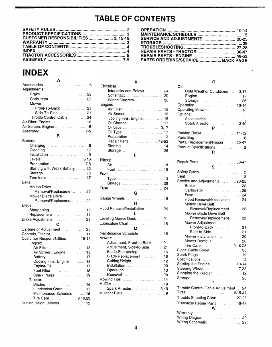 Sears 917.252541 User Manual | Page 4 / 56