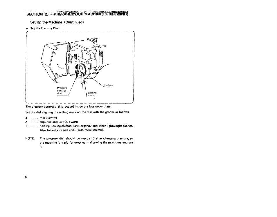 Set up the machine (continued) | Sears 385 User Manual | Page 9 / 70