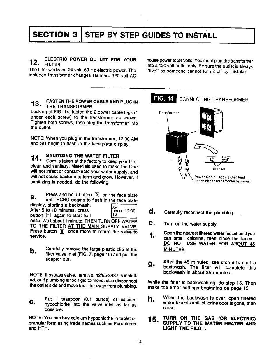 Fig. 14 | Sears 625.34823 User Manual | Page 14 / 24