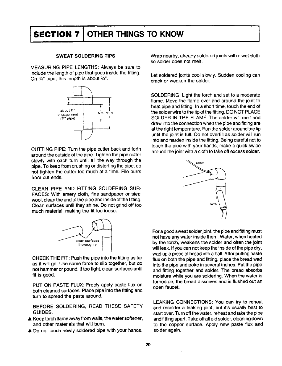 Sears 625.34823 User Manual | Page 20 / 24