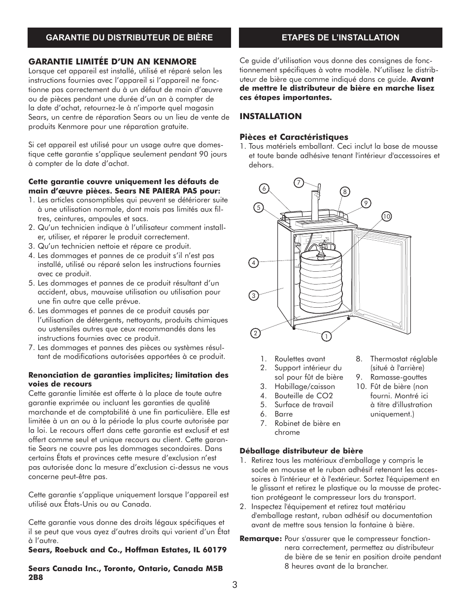 Sears 183.91579 User Manual | Page 20 / 52