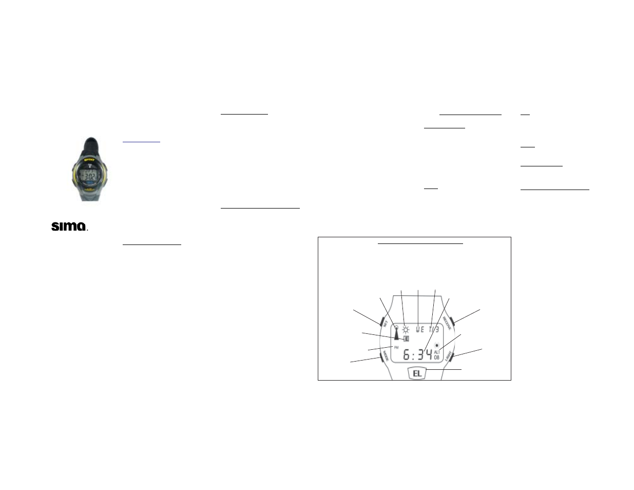 Sima Products RCW-101 User Manual | 2 pages