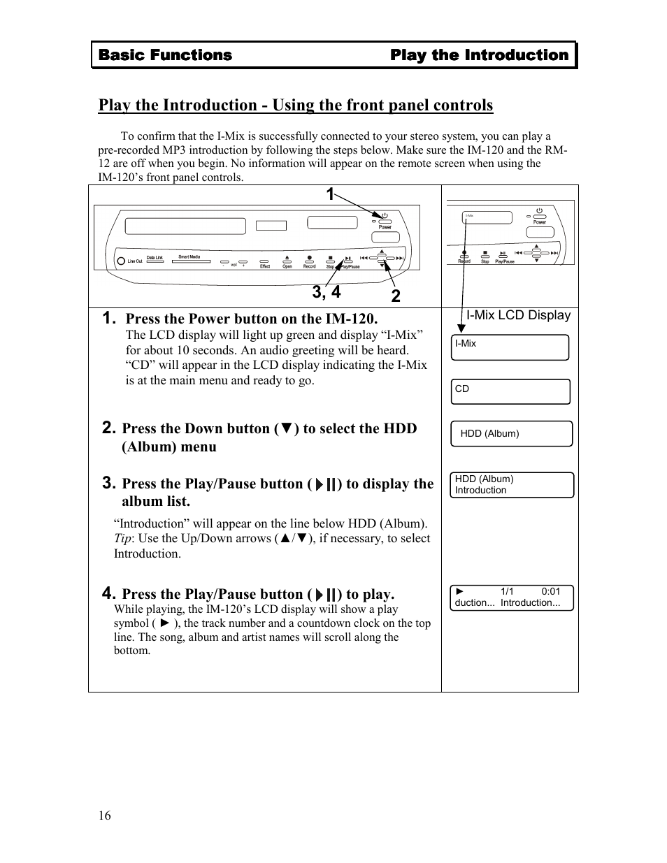 Sima Products Sima I-MIX 120 User Manual | Page 16 / 61