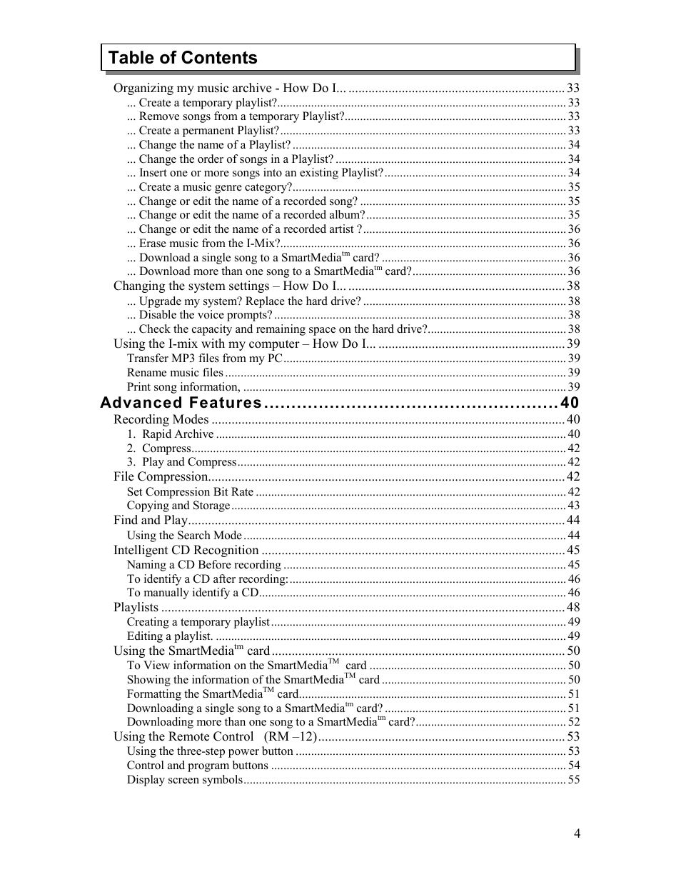 Sima Products Sima I-MIX 120 User Manual | Page 4 / 61