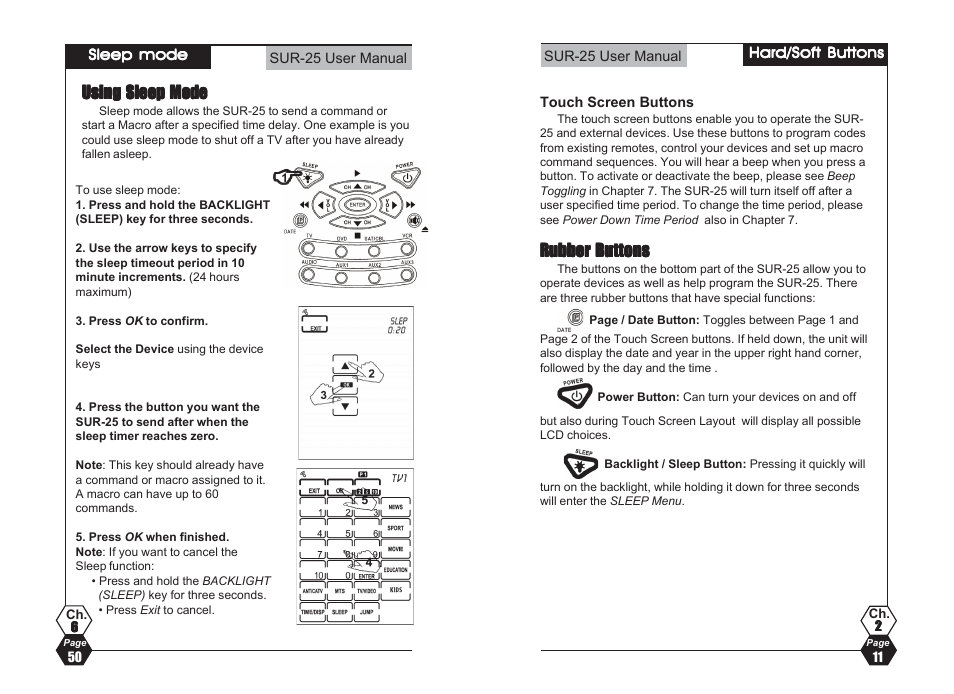 Sima Products SUR-25 User Manual | Page 11 / 30