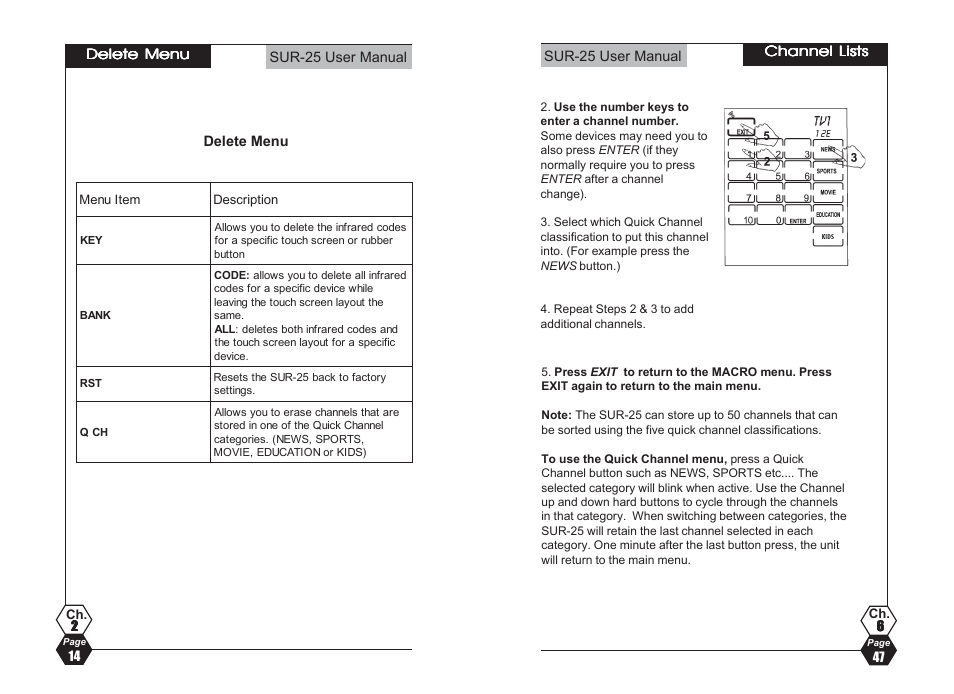 Sima Products SUR-25 User Manual | Page 14 / 30