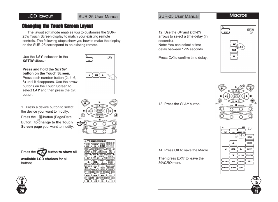 Sima Products SUR-25 User Manual | Page 20 / 30