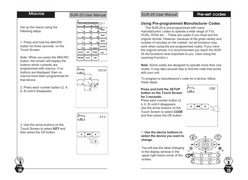 Sima Products SUR-25 User Manual | Page 23 / 30