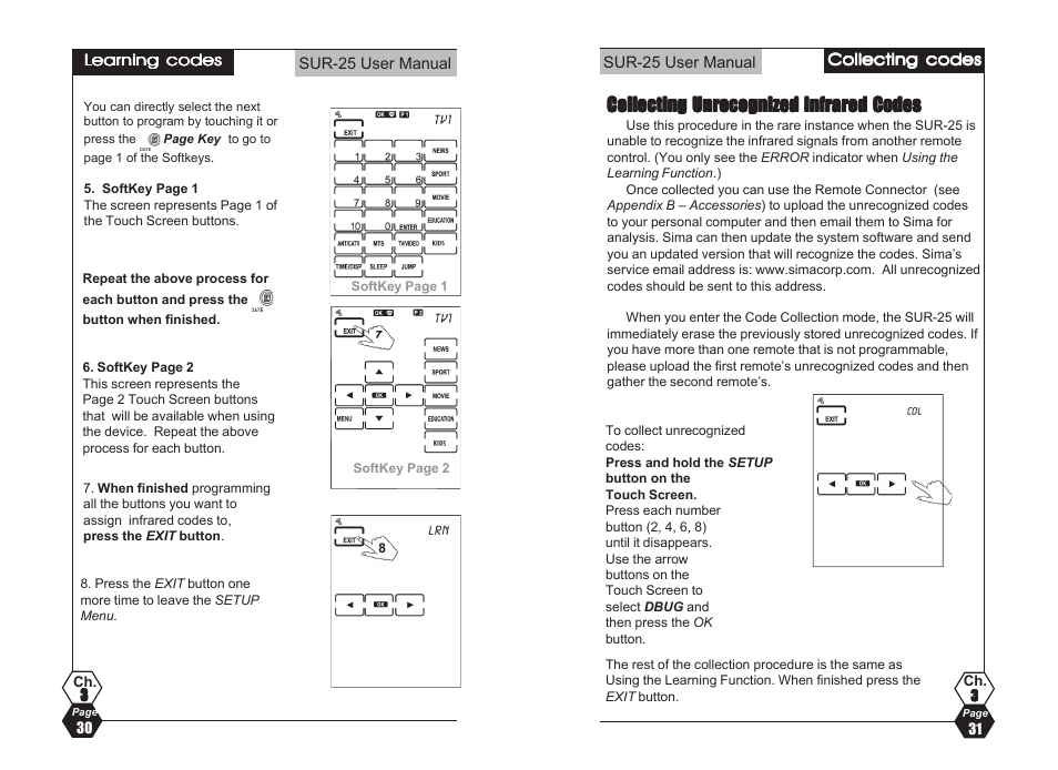 Sima Products SUR-25 User Manual | Page 30 / 30