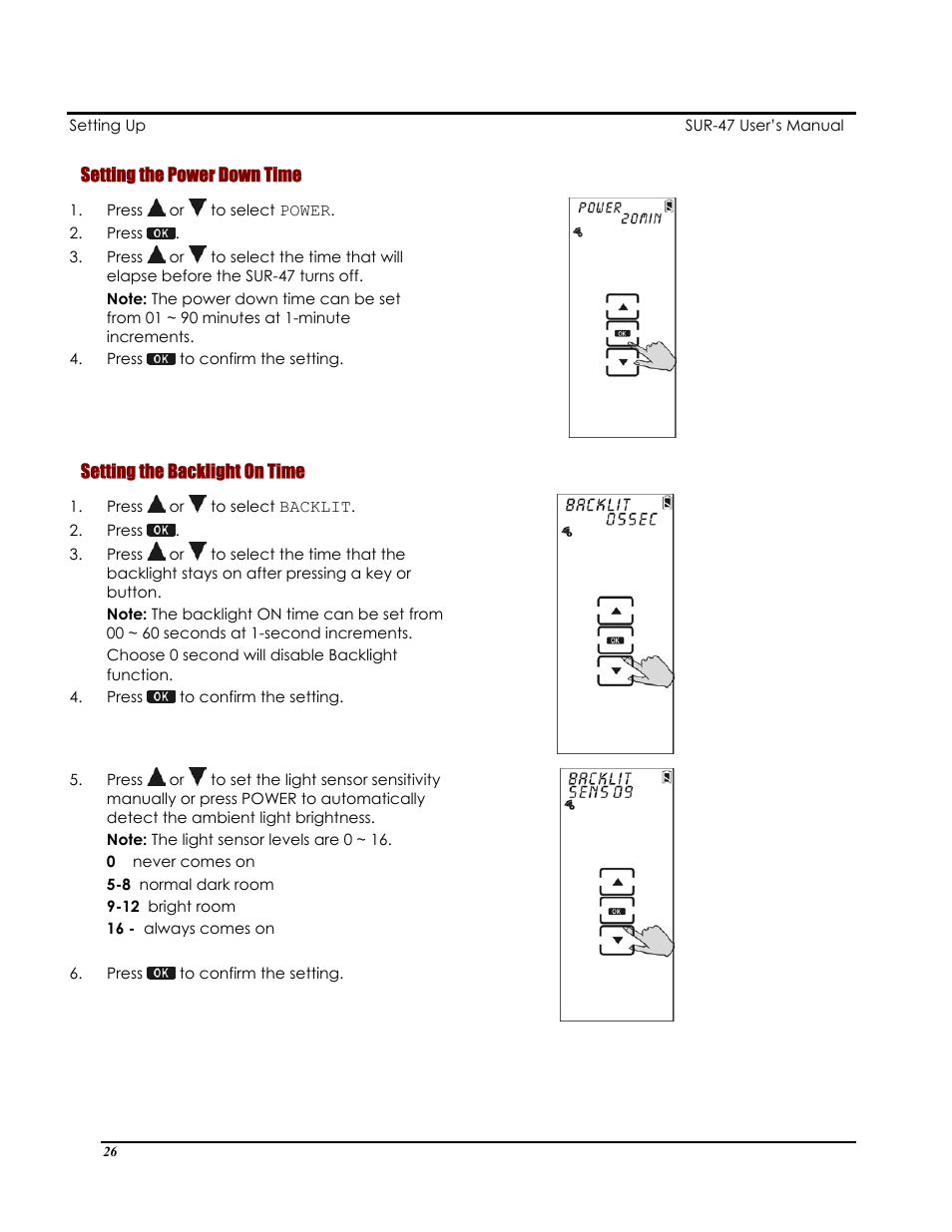 Sima Products Sima SUR-47 User Manual | Page 30 / 42
