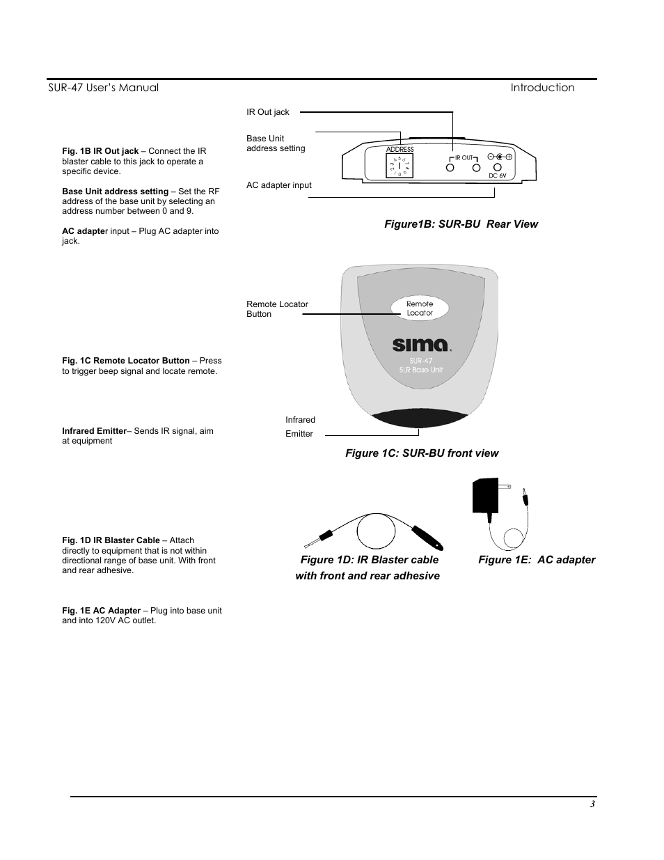 Sima Products Sima SUR-47 User Manual | Page 7 / 42