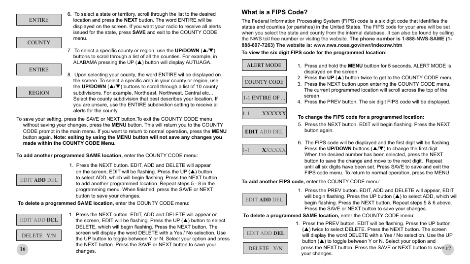 What is a fips code | Sima Products PUBLIC ALERT WX-200 User Manual | Page 16 / 16