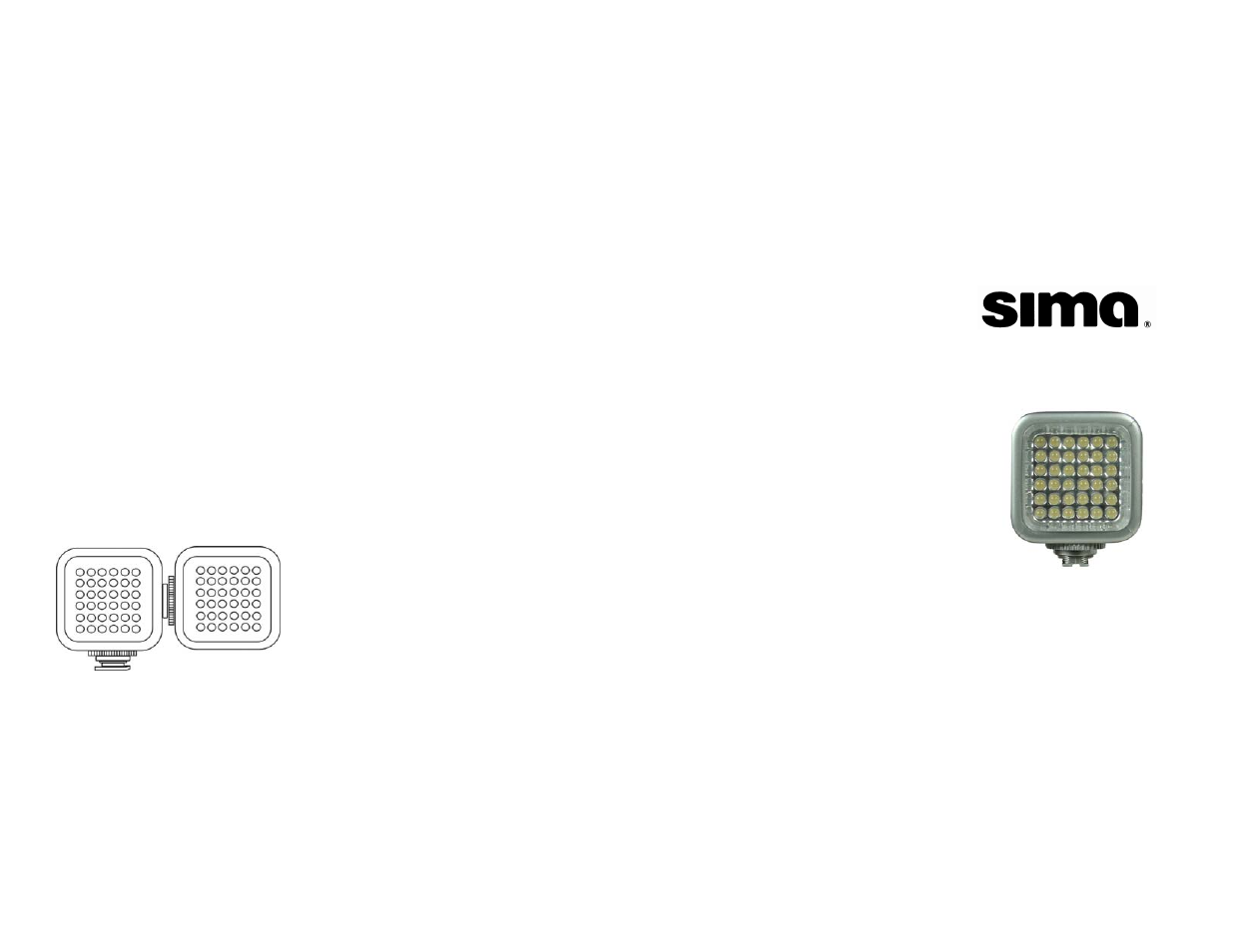 Sima Products SL-20LX User Manual | 3 pages