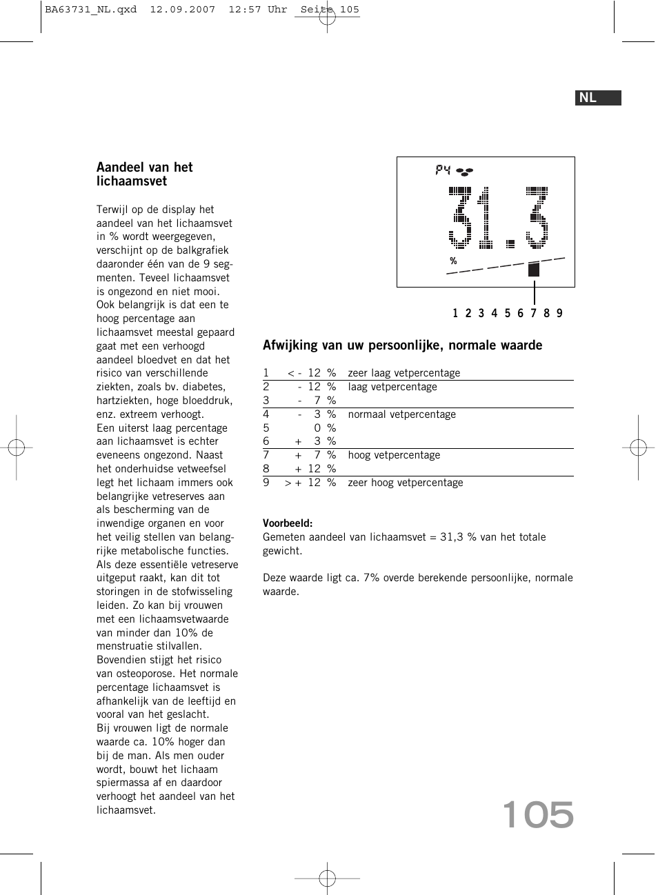 SOEHNLE Body Balance Slim Design FT 5 User Manual | Page 105 / 400