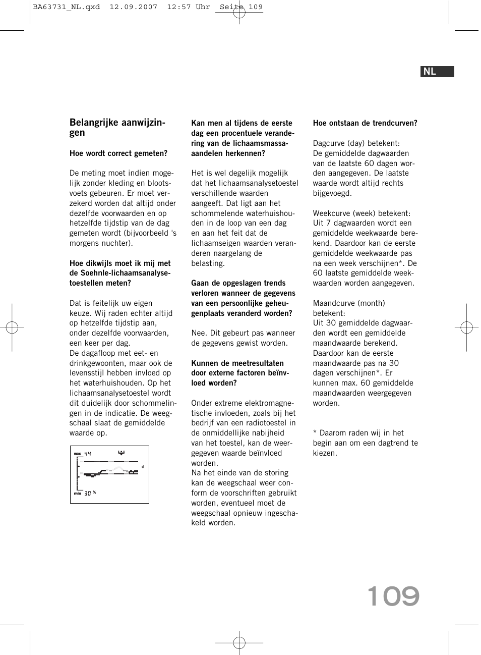 SOEHNLE Body Balance Slim Design FT 5 User Manual | Page 109 / 400