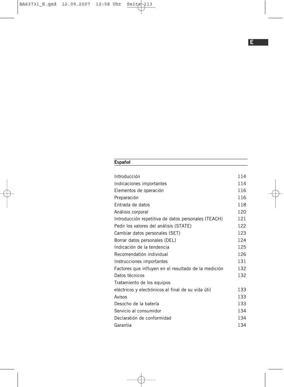 SOEHNLE Body Balance Slim Design FT 5 User Manual | Page 113 / 400