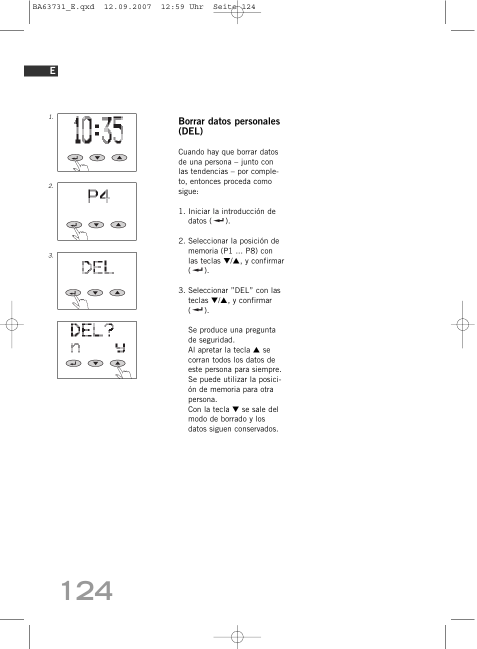 SOEHNLE Body Balance Slim Design FT 5 User Manual | Page 124 / 400