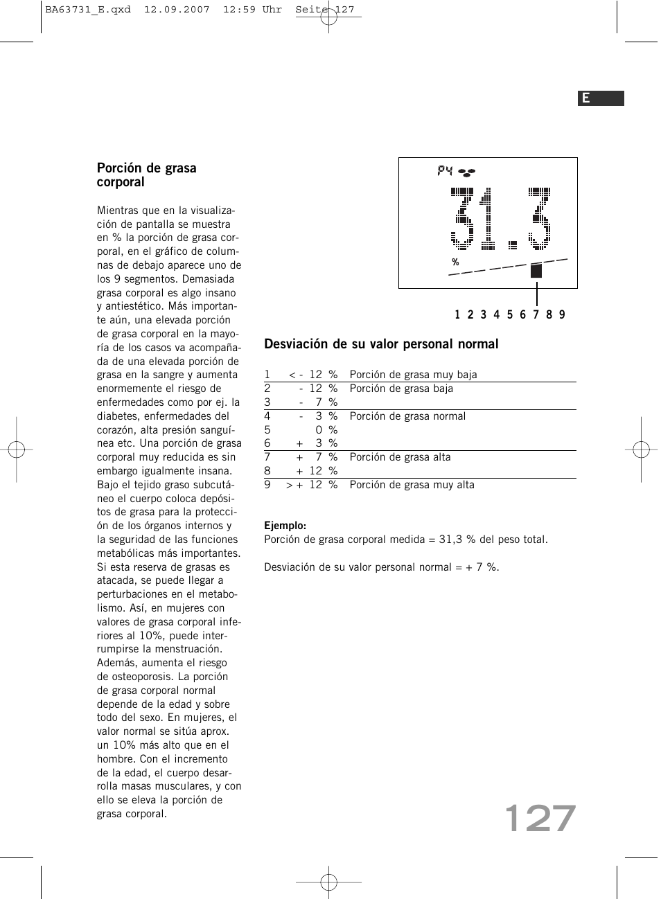 SOEHNLE Body Balance Slim Design FT 5 User Manual | Page 127 / 400