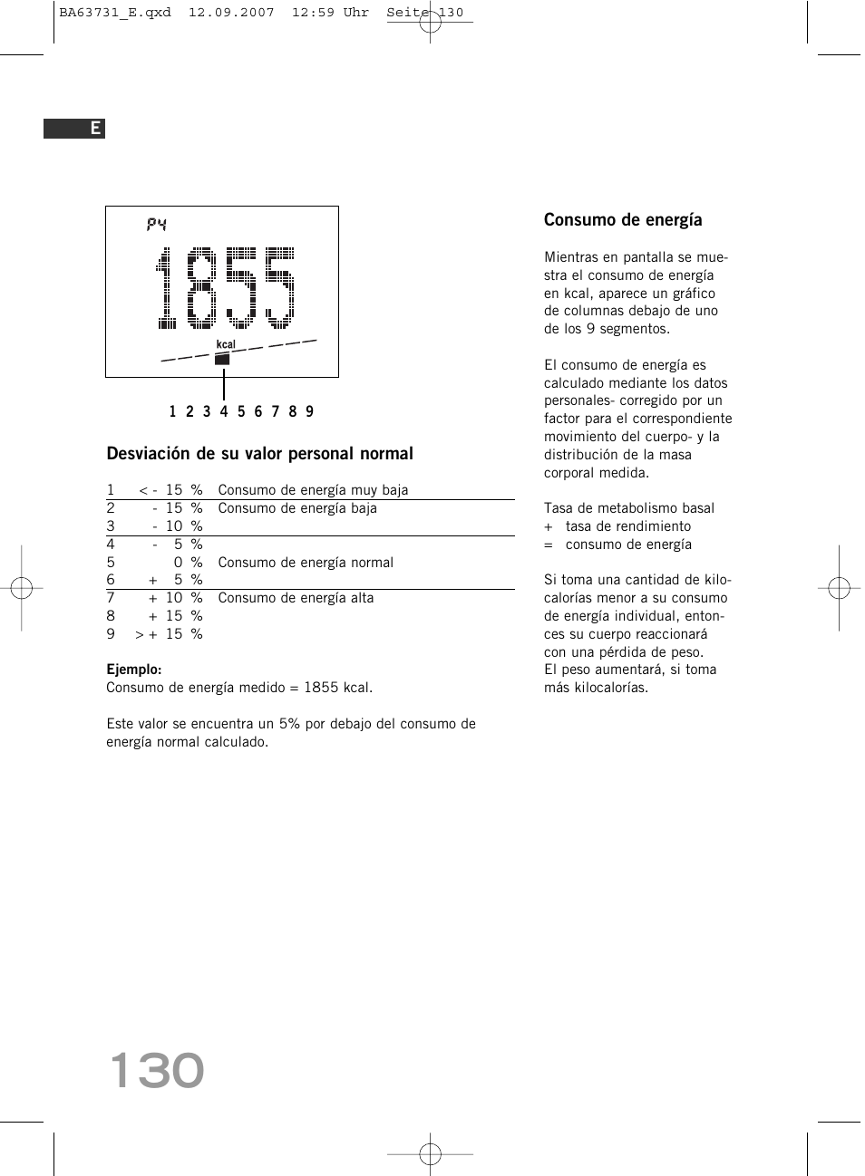 SOEHNLE Body Balance Slim Design FT 5 User Manual | Page 130 / 400