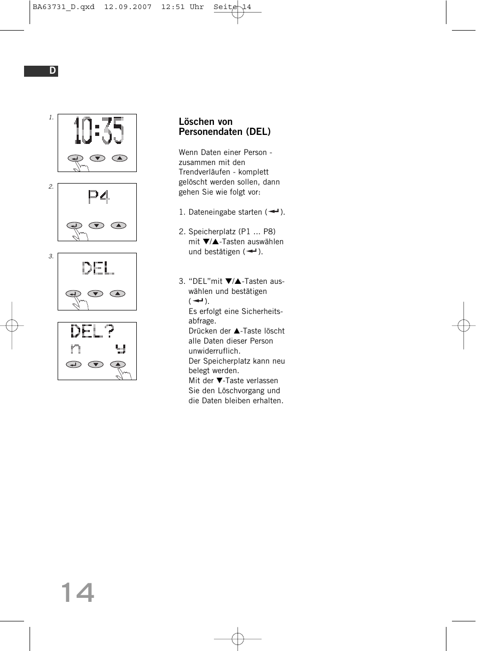 SOEHNLE Body Balance Slim Design FT 5 User Manual | Page 14 / 400