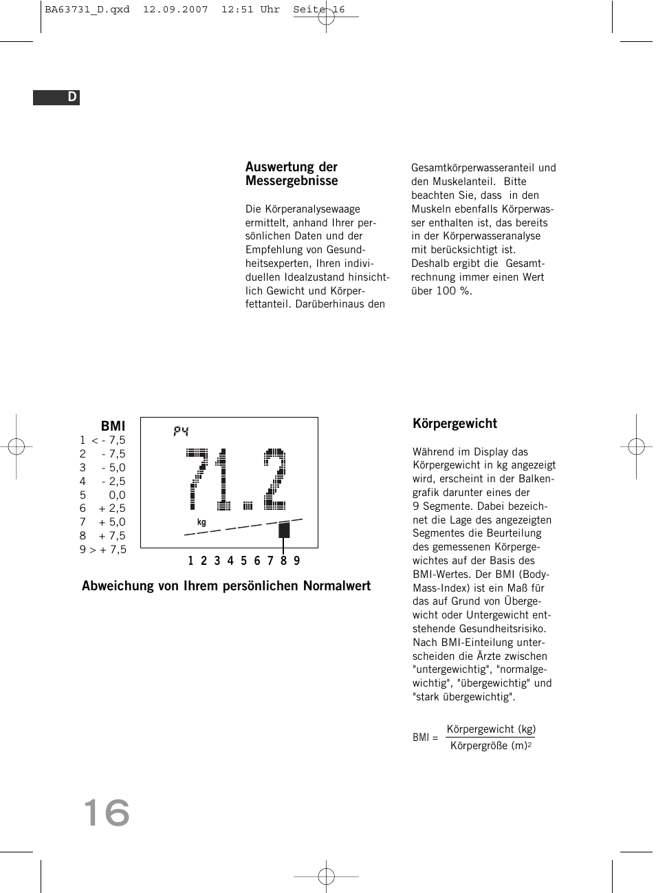 SOEHNLE Body Balance Slim Design FT 5 User Manual | Page 16 / 400