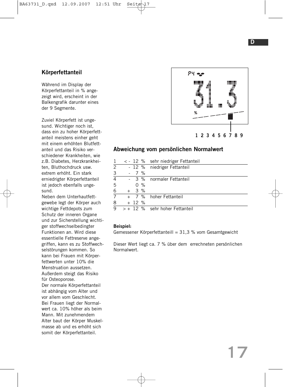 SOEHNLE Body Balance Slim Design FT 5 User Manual | Page 17 / 400
