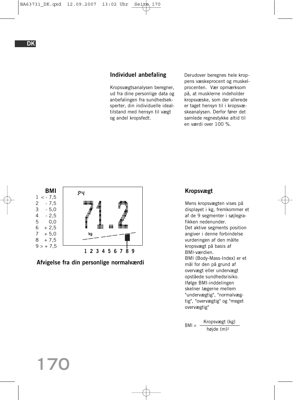 SOEHNLE Body Balance Slim Design FT 5 User Manual | Page 170 / 400