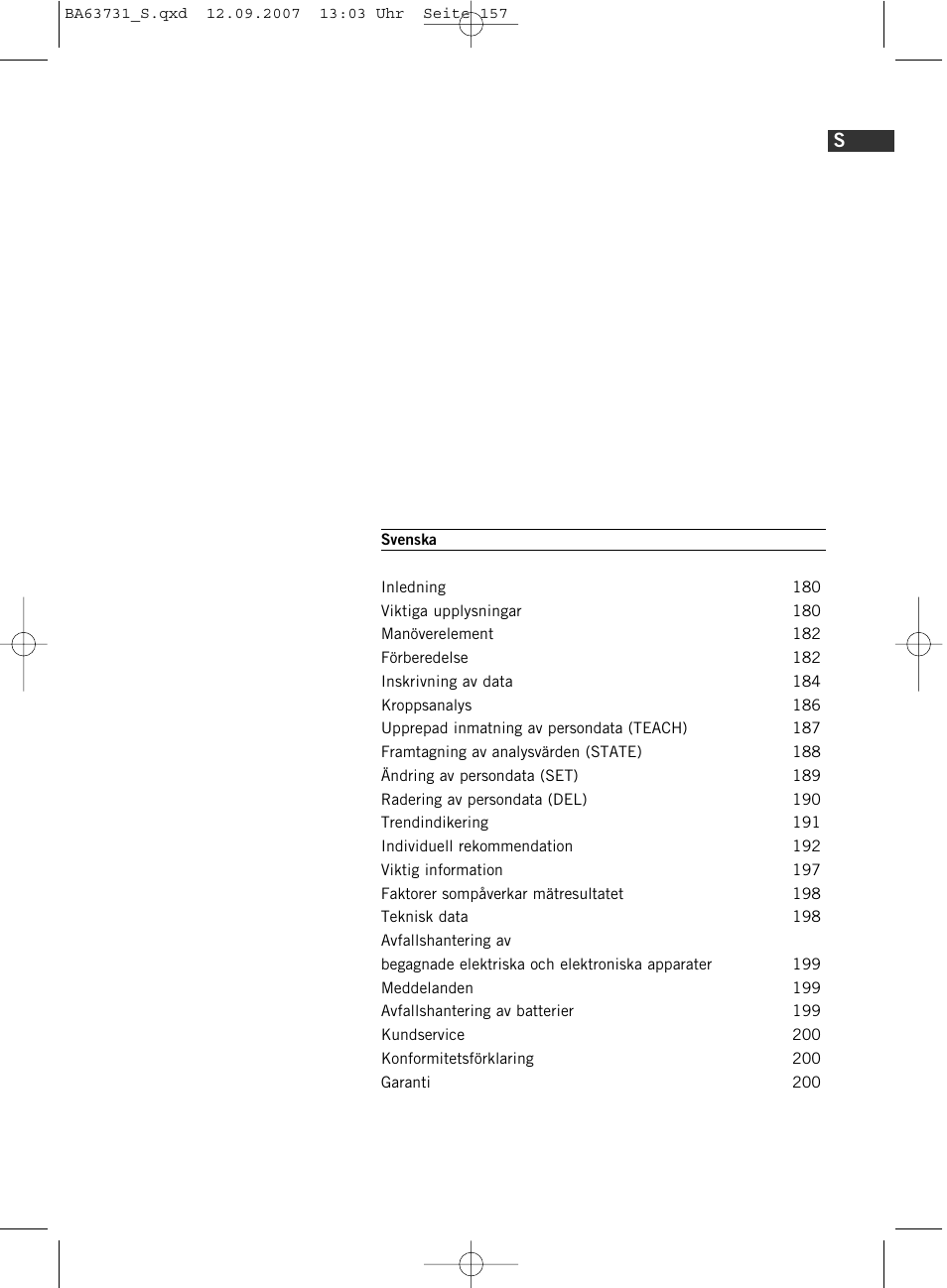 SOEHNLE Body Balance Slim Design FT 5 User Manual | Page 179 / 400