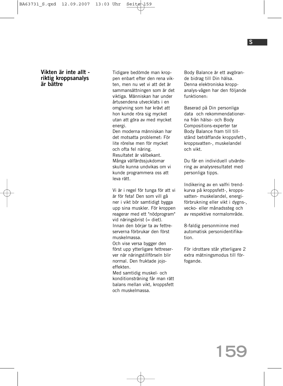SOEHNLE Body Balance Slim Design FT 5 User Manual | Page 181 / 400