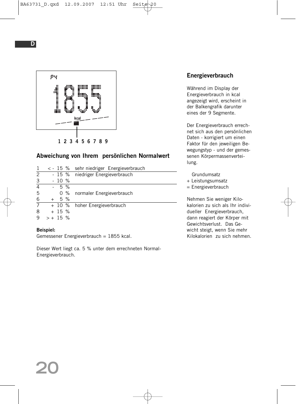 SOEHNLE Body Balance Slim Design FT 5 User Manual | Page 20 / 400