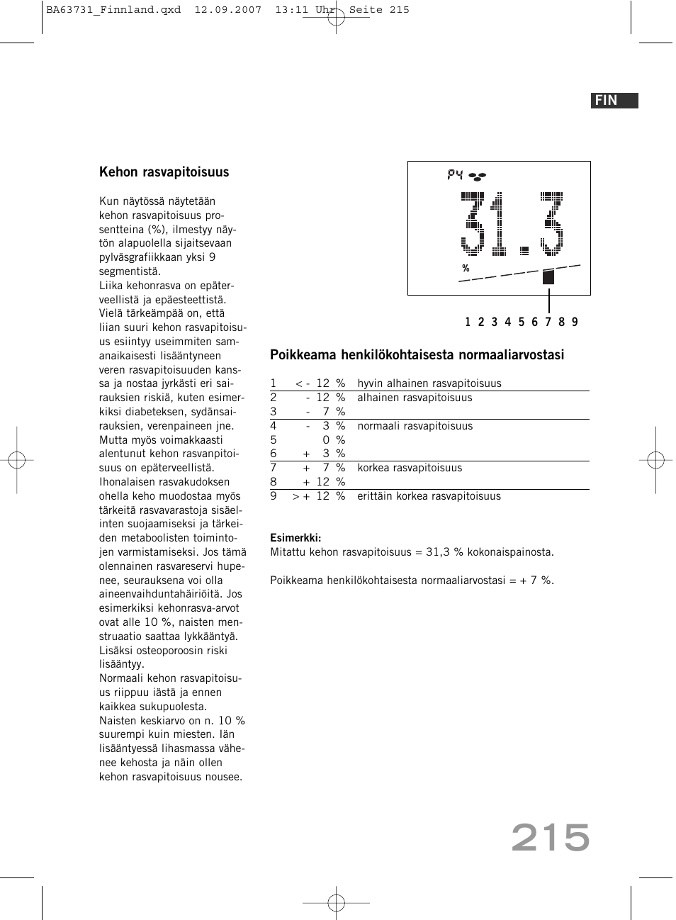 SOEHNLE Body Balance Slim Design FT 5 User Manual | Page 215 / 400