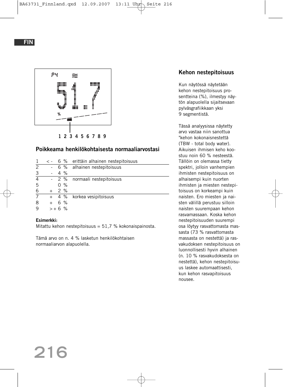 SOEHNLE Body Balance Slim Design FT 5 User Manual | Page 216 / 400