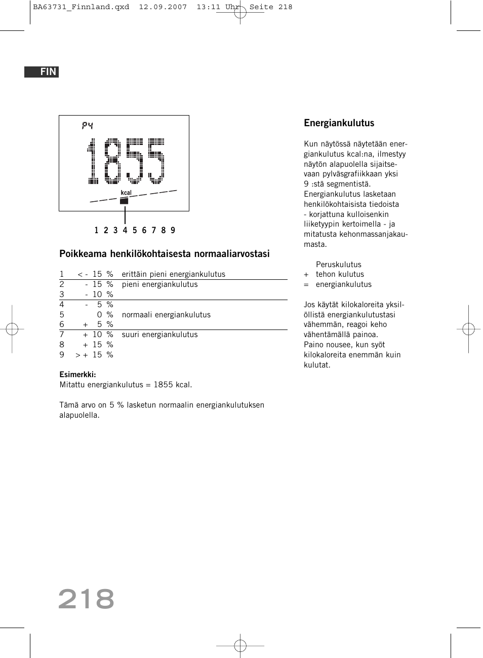 SOEHNLE Body Balance Slim Design FT 5 User Manual | Page 218 / 400