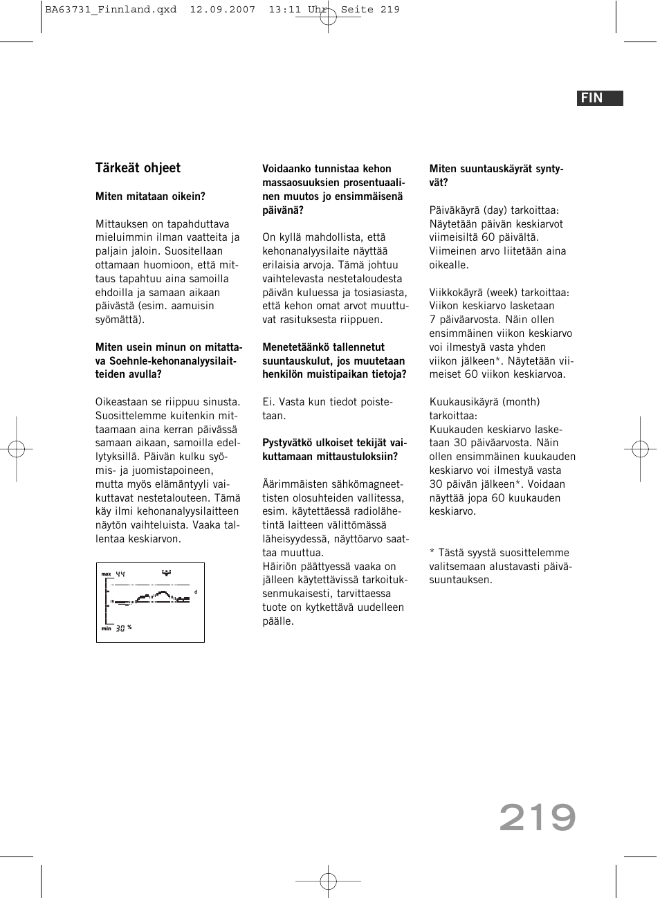 SOEHNLE Body Balance Slim Design FT 5 User Manual | Page 219 / 400