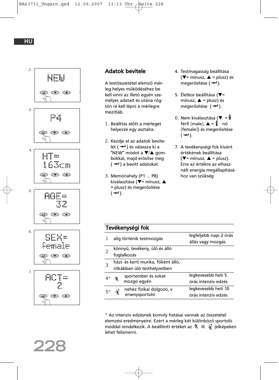 SOEHNLE Body Balance Slim Design FT 5 User Manual | Page 228 / 400