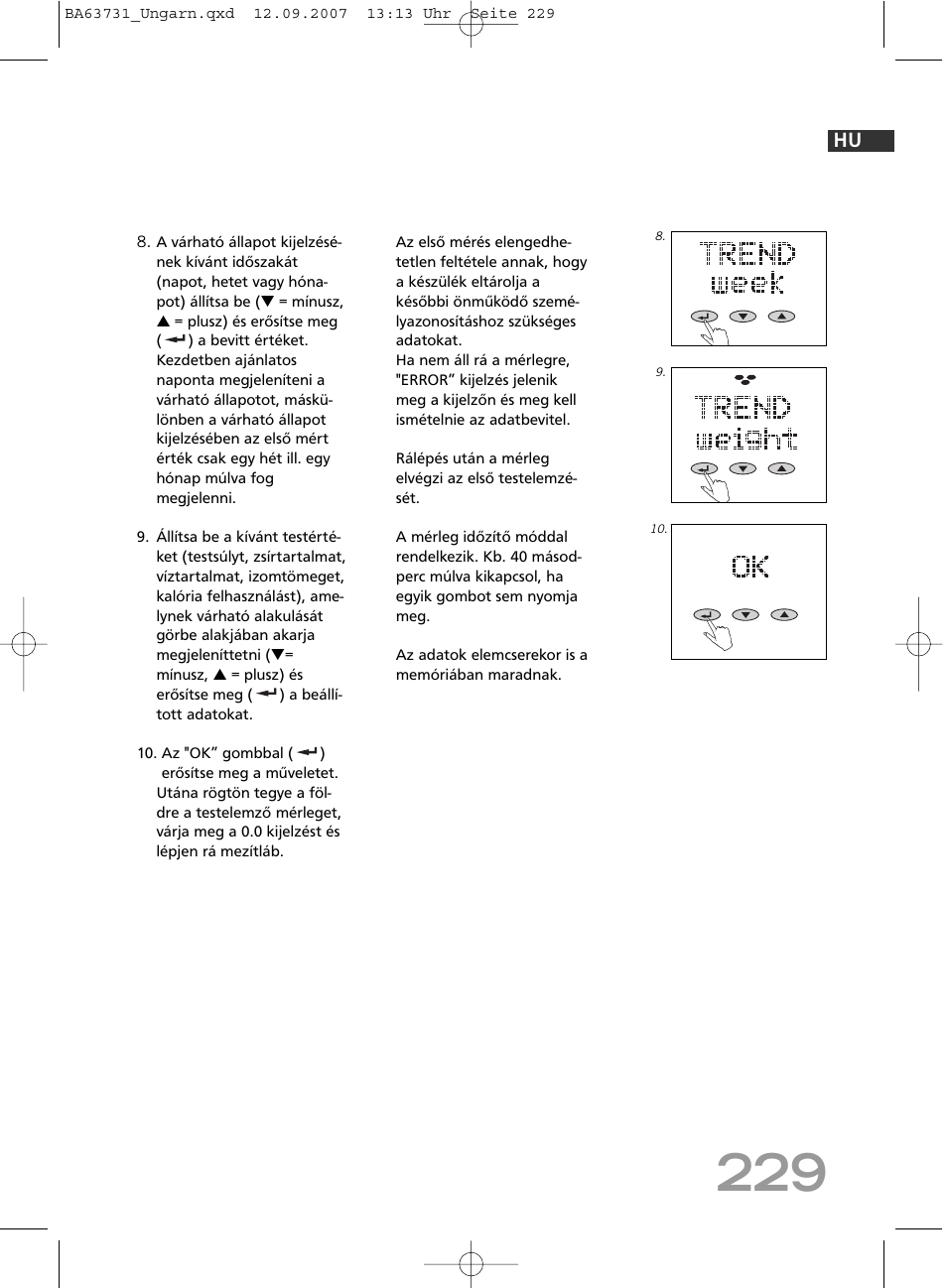 SOEHNLE Body Balance Slim Design FT 5 User Manual | Page 229 / 400