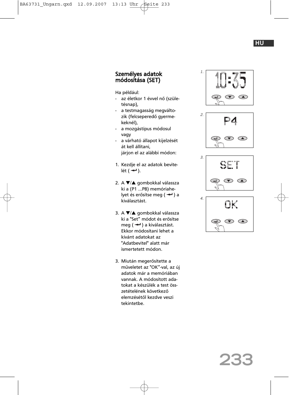 SOEHNLE Body Balance Slim Design FT 5 User Manual | Page 233 / 400