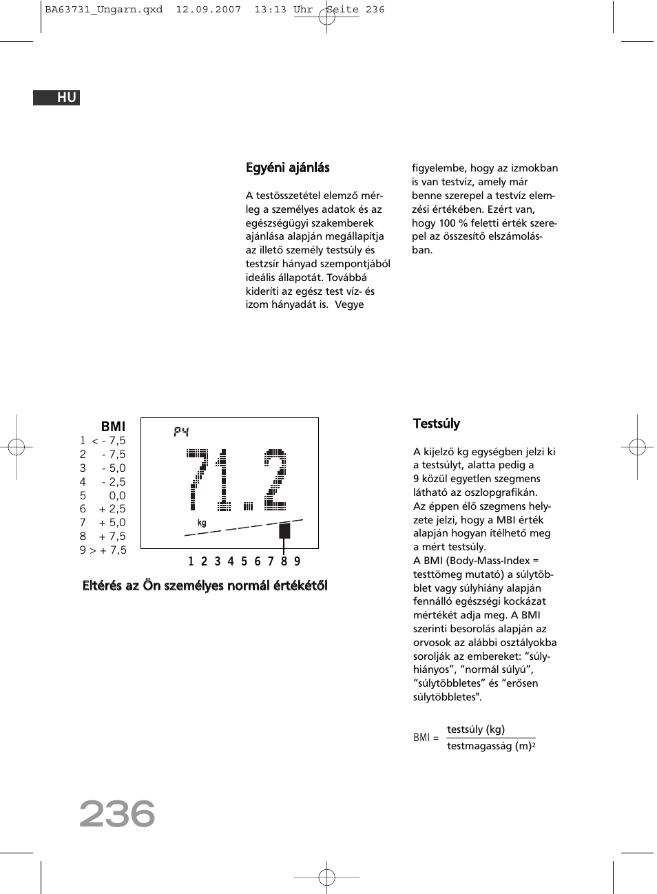 SOEHNLE Body Balance Slim Design FT 5 User Manual | Page 236 / 400