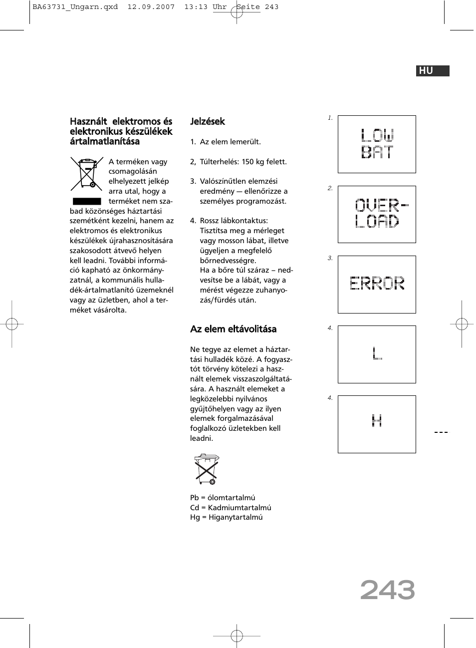 SOEHNLE Body Balance Slim Design FT 5 User Manual | Page 243 / 400