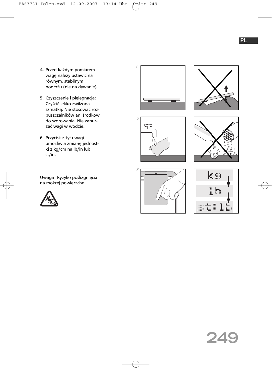 SOEHNLE Body Balance Slim Design FT 5 User Manual | Page 249 / 400